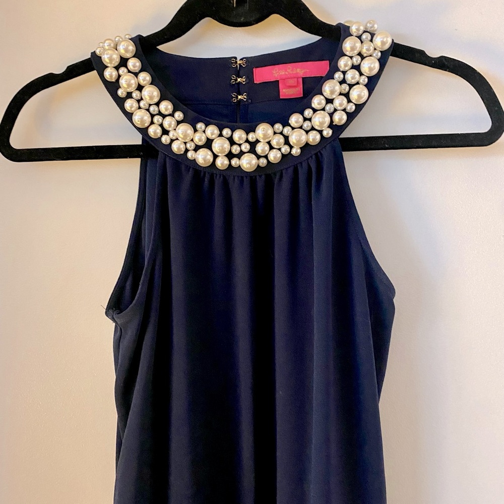 Lilly Pulitzer Shawn Maxi Dress Navy XS